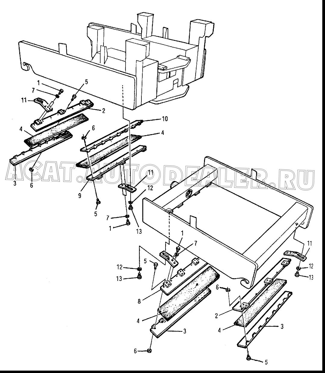 Кронштейн скребка 405890 для XCMG YCZ7