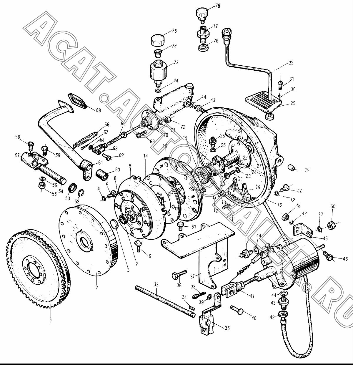 Fly wheel 3Y21.5.2-3 для XCMG YL16