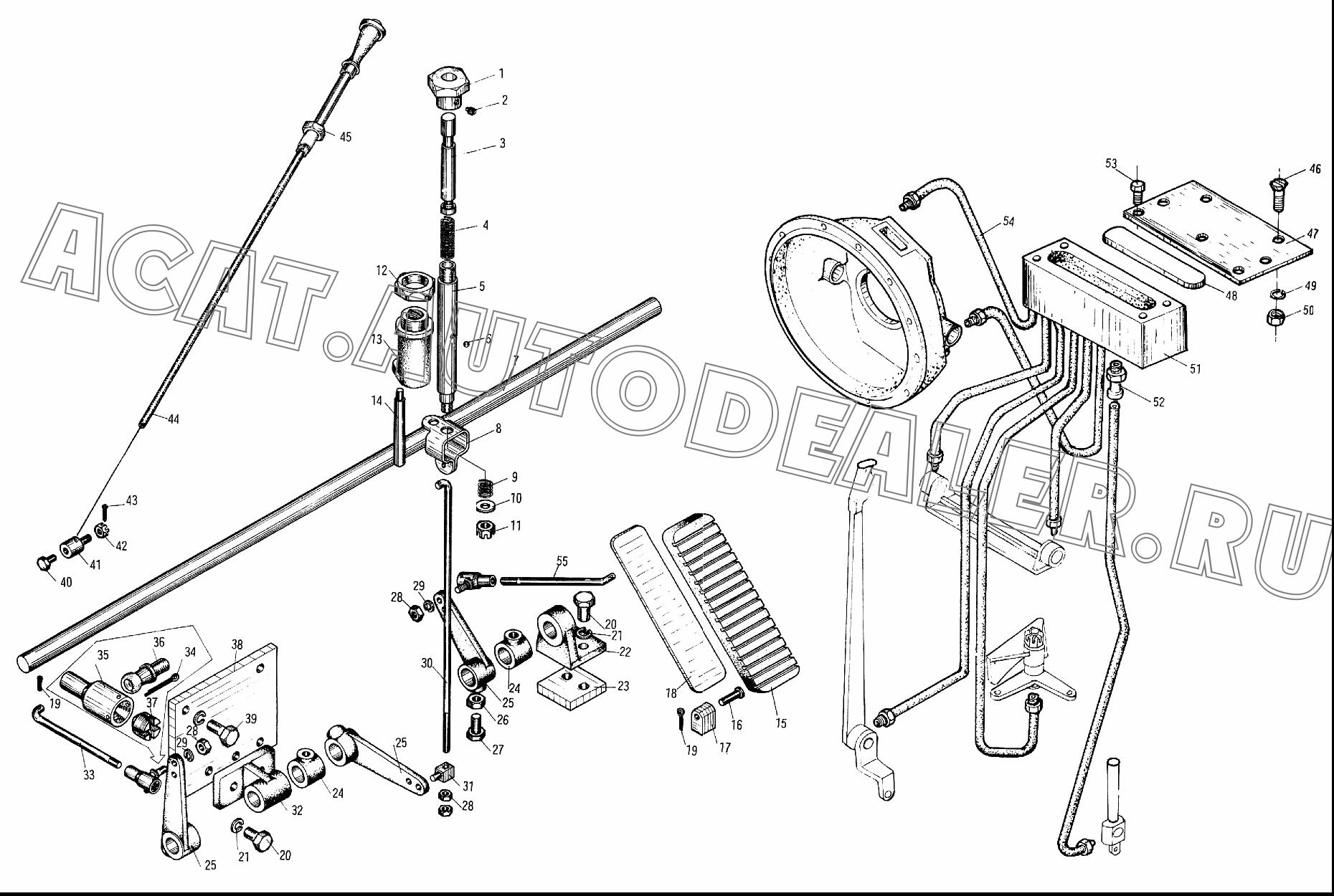 D-shaped joint 3Y15.7.51-9 для XCMG YL16