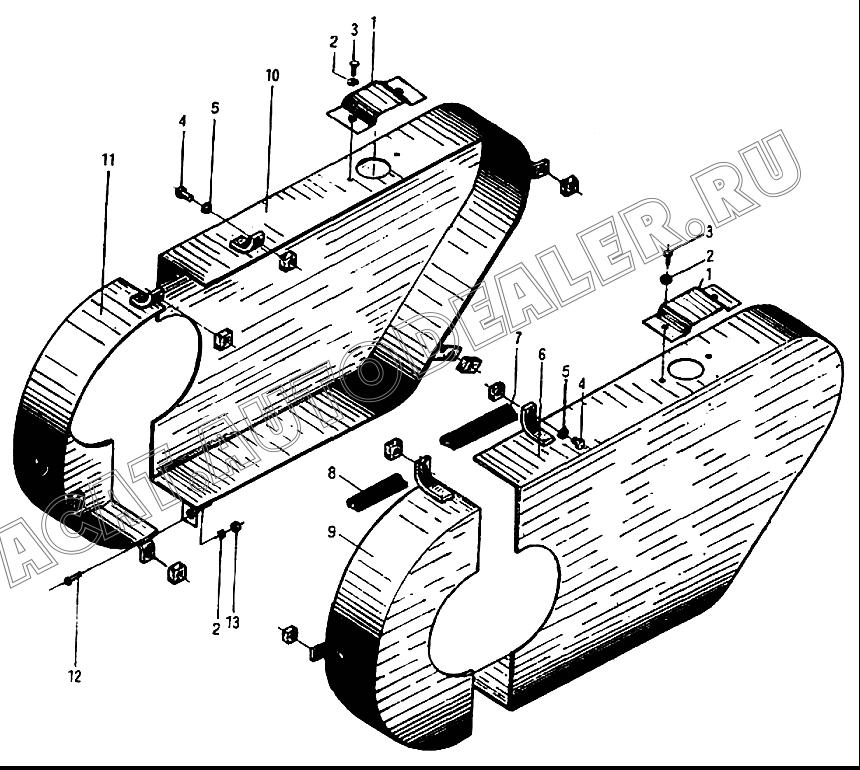 Cover YZ10B.14.3 для XCMG YZ10, YZ12, YZ14