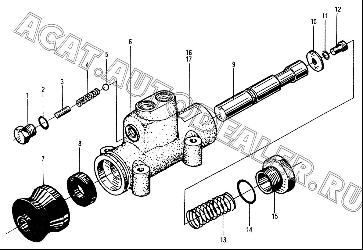 Заглушка XF-B6-05 для XCMG ZL50G