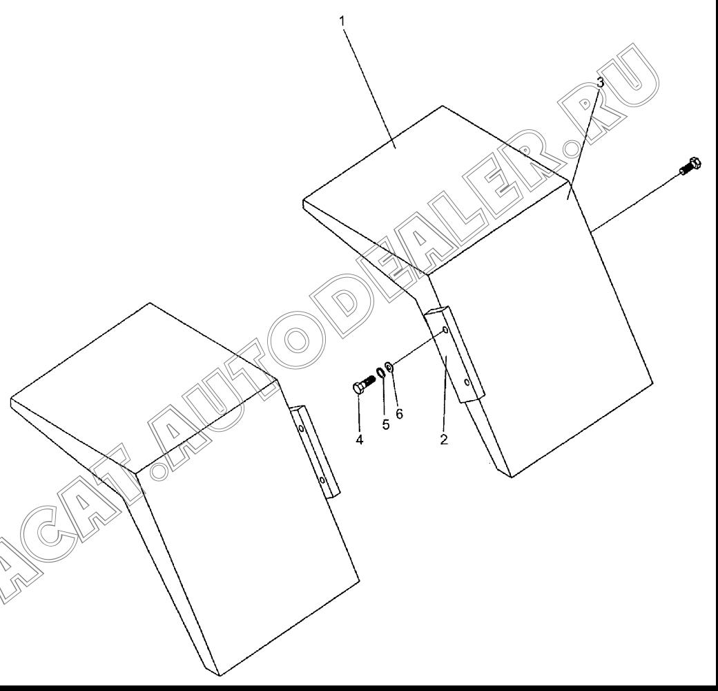 Крыло ZL15E.16-1 для XCMG LW166