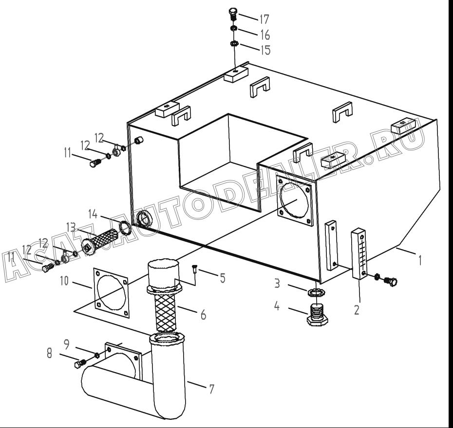 Tank Body 330E.1.1.1 для XCMG LW300F