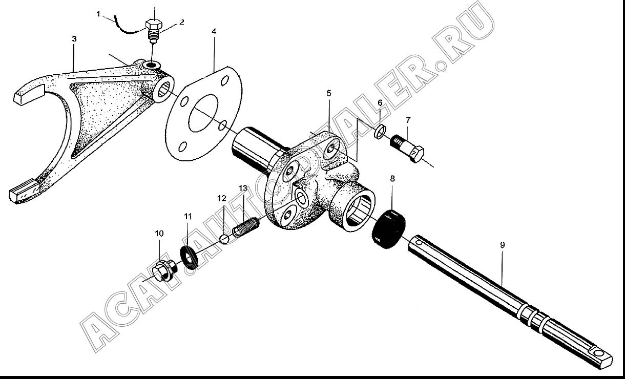 Yoke ZL20-030048 для XCMG LW300F