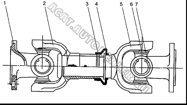 Sleeve Yoke ZL30-210 для XCMG LW300F