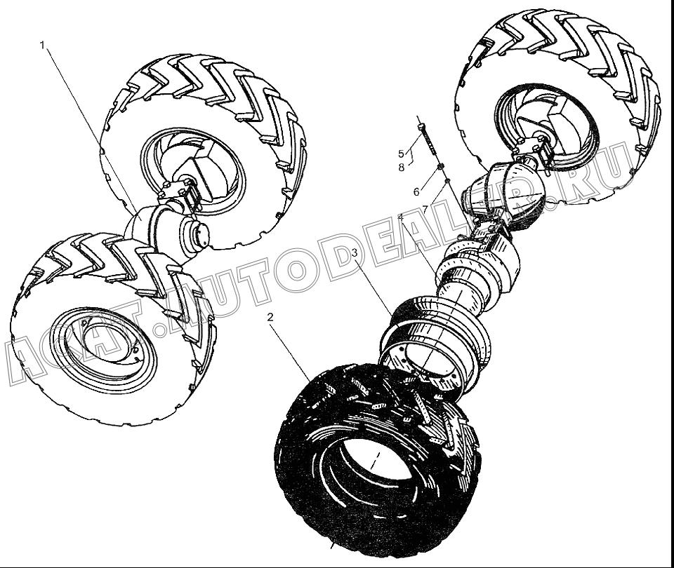 Front Driving Axle PRC111D006A для XCMG LW300F