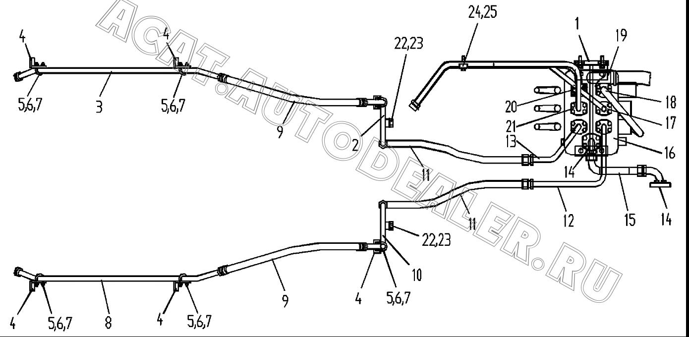 Bracket 9304919 для XCMG LW300F