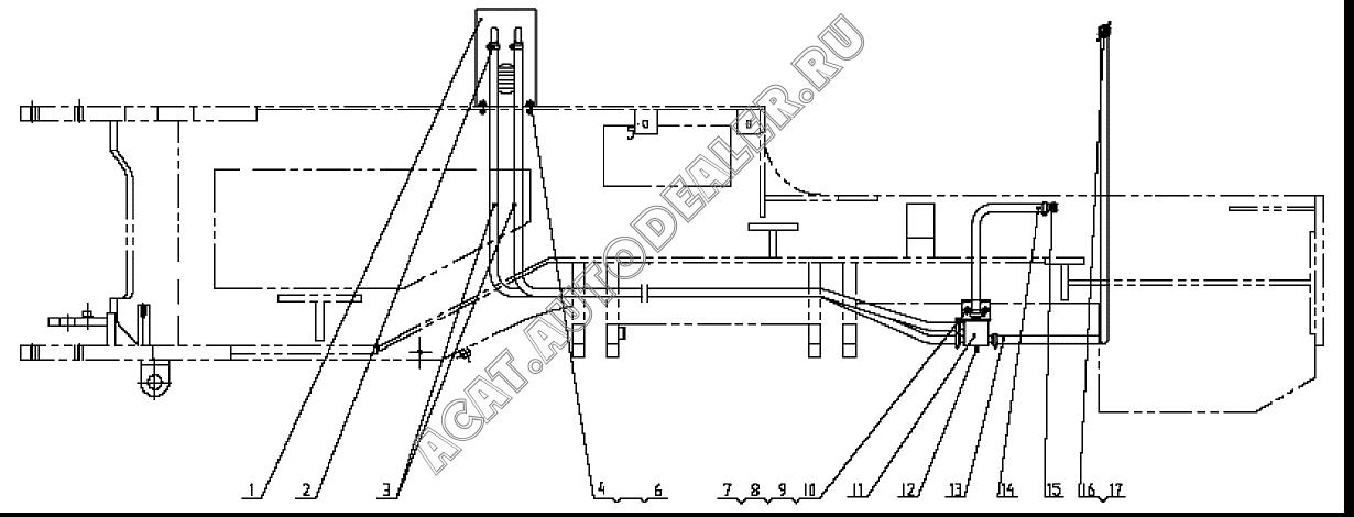 Water Valve 5000551 для XCMG LW300F