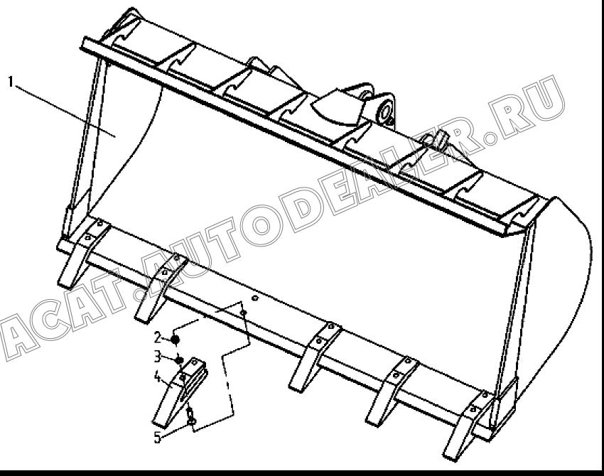 Bucket 9348426 для XCMG LW300F