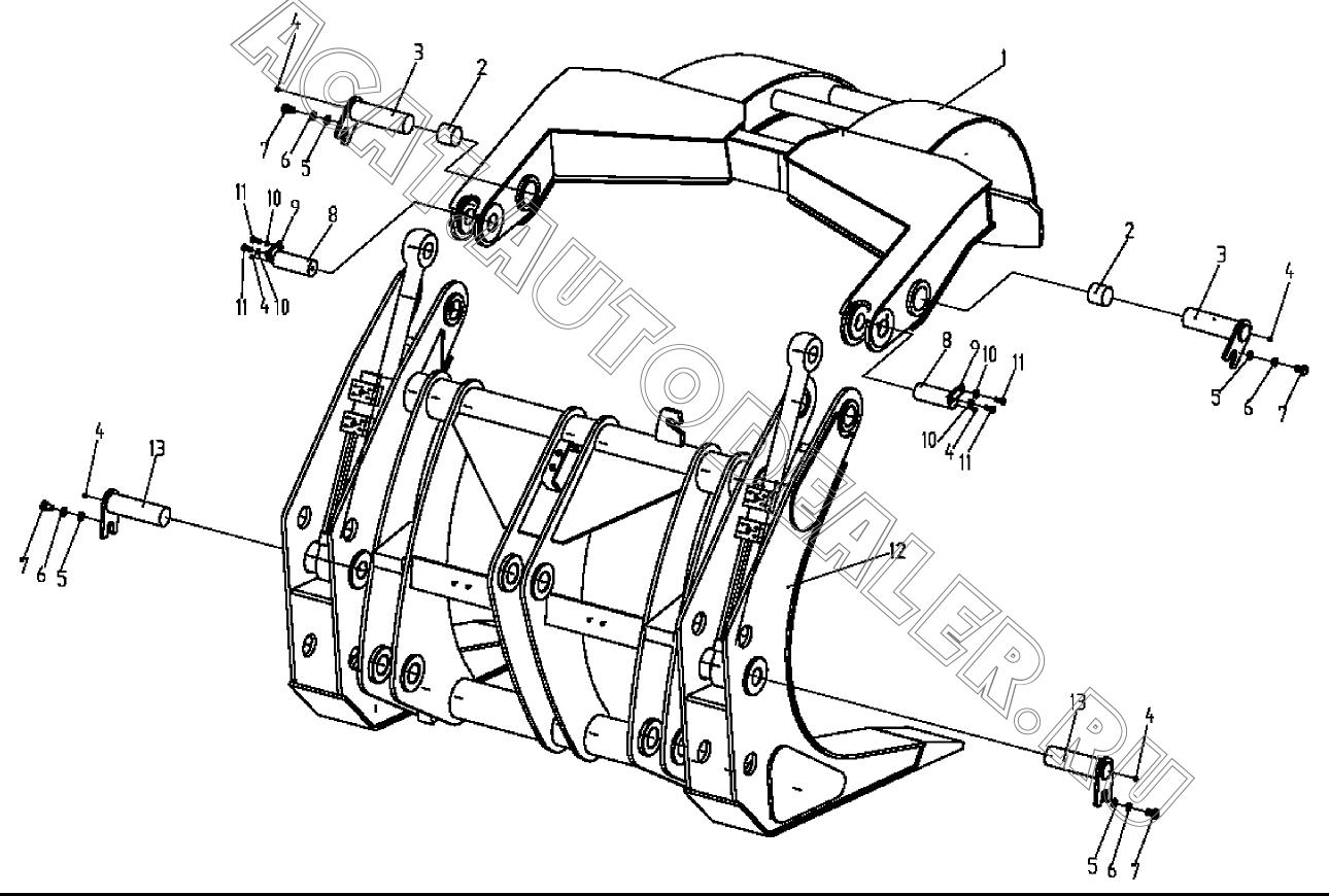 Upper Clamp 9353768 для XCMG LW300F