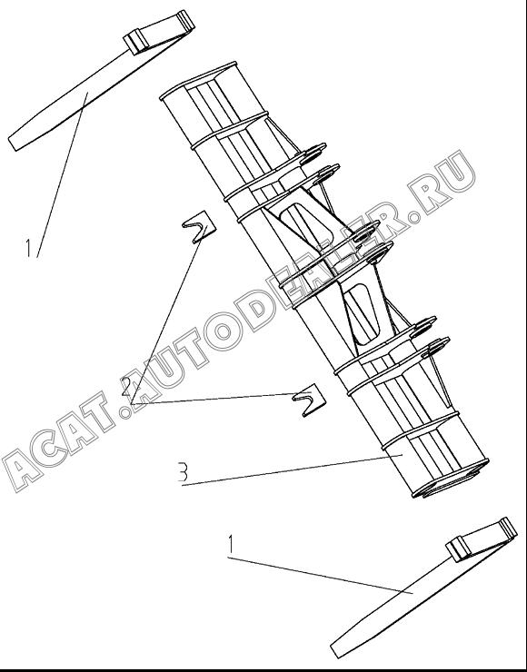 Fork 3000X500 4E51003 для XCMG LW300F