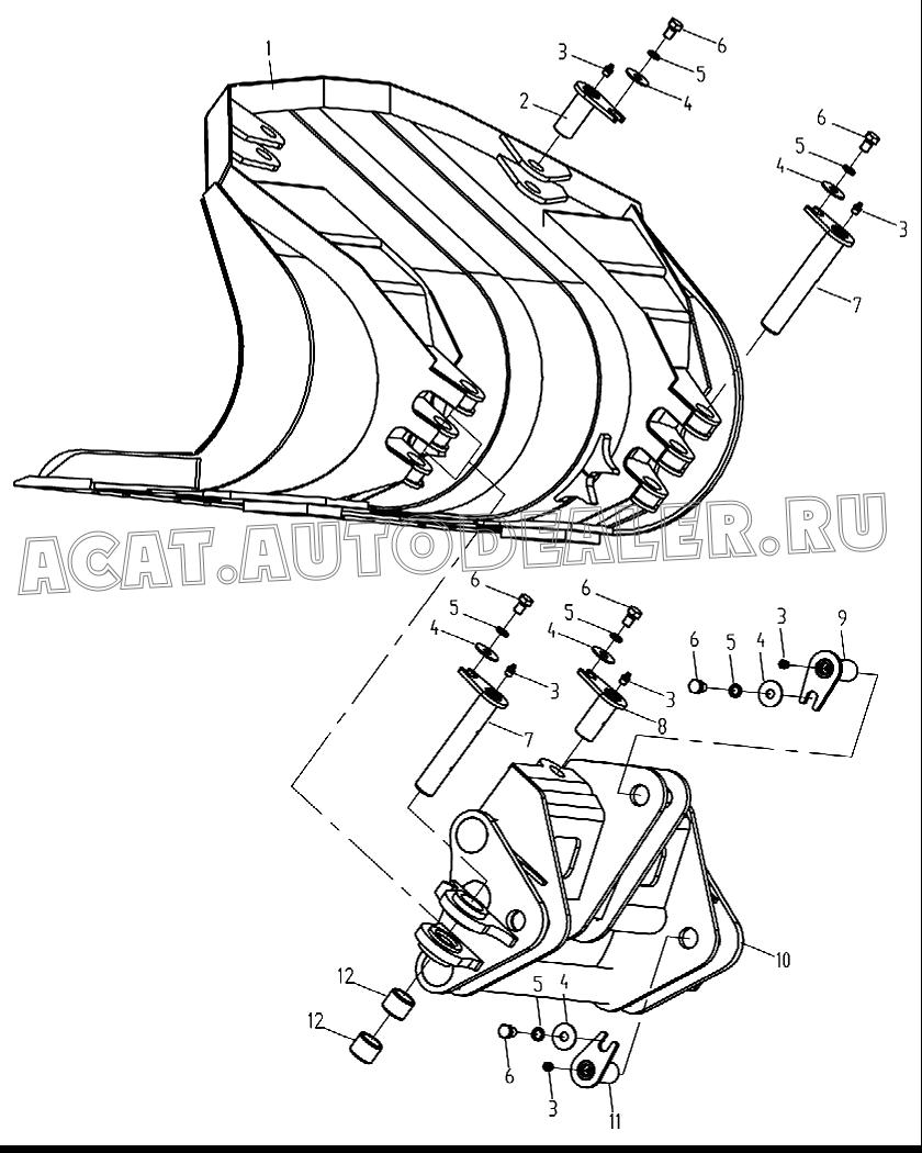 Bucket 9308230 для XCMG LW300F