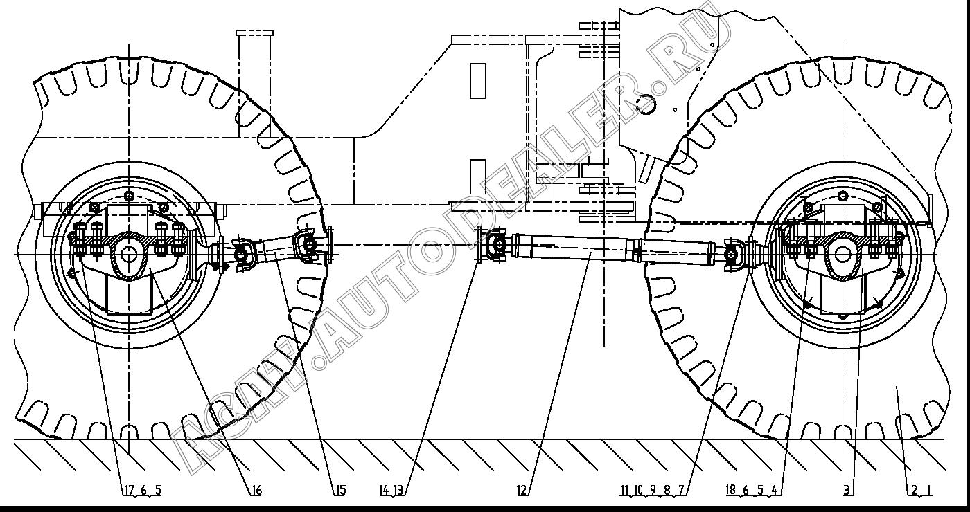 Tire 23.5-25 4B04003 для XCMG LW500F