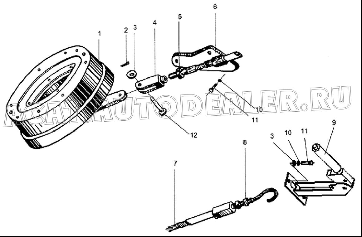 Parking Brake 9310265 для XCMG LW500F