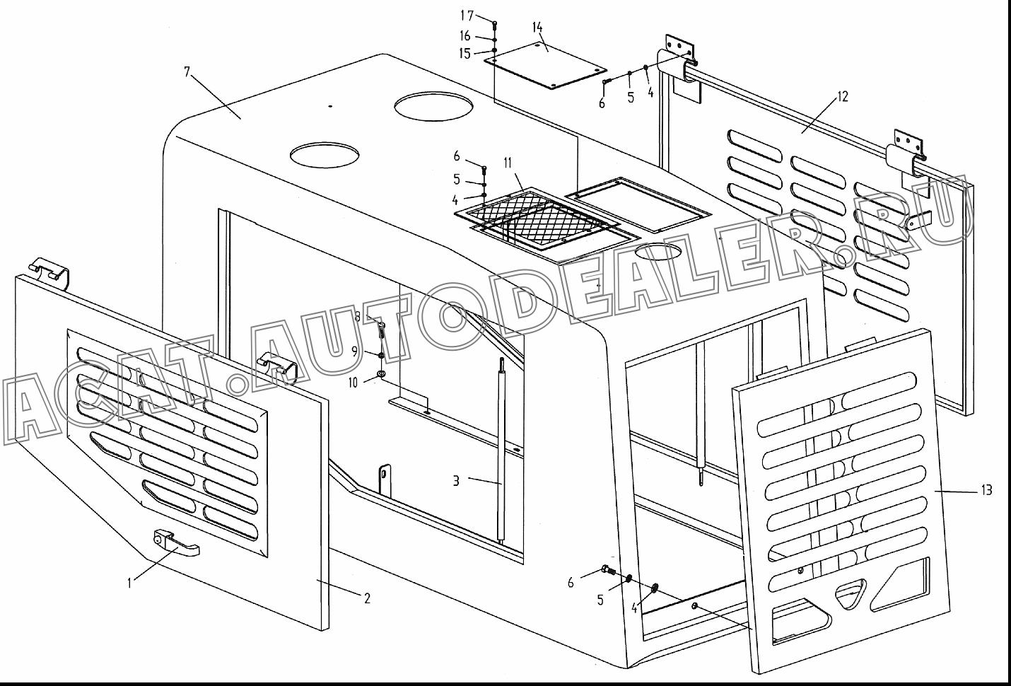 Rear Hood ?? для XCMG LW500F