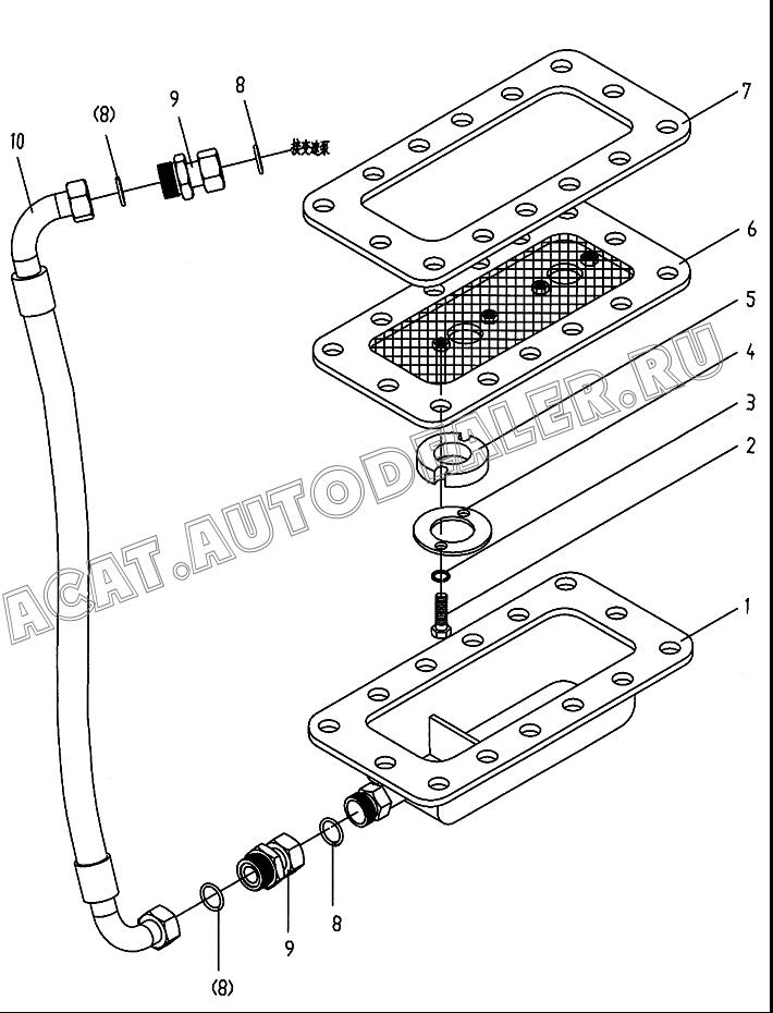 Rubber Hose Z5G.1.3.4A для XCMG LW541F