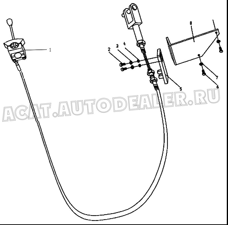 Shift Control LW560F.2.1A для XCMG LW541F