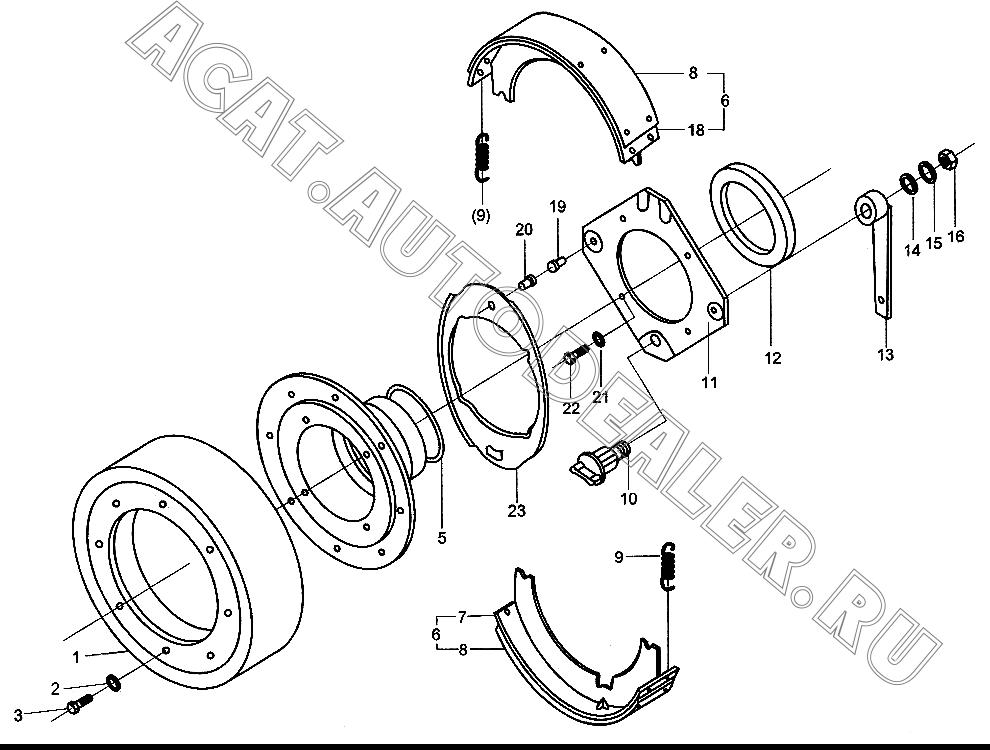 Brake Drum 9320615 для XCMG LW541F