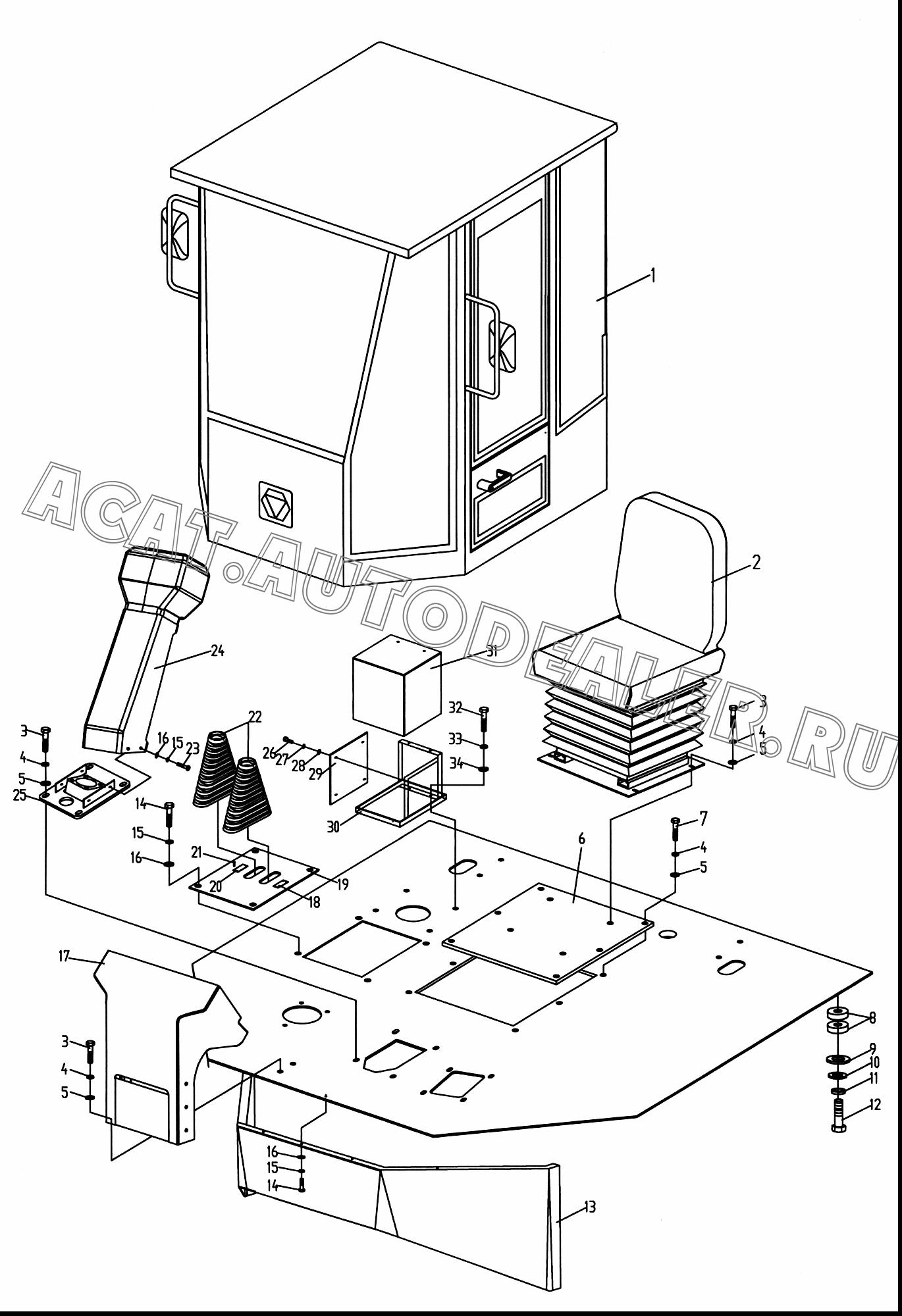 Cab Assembly LW560F.10A.1 для XCMG LW541F