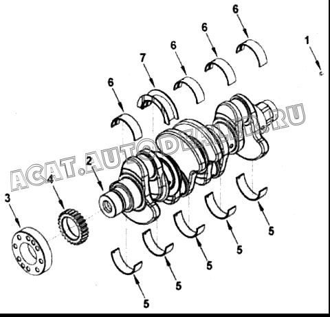 Установочный штифт 3904483 для Cummins ISF 2.8