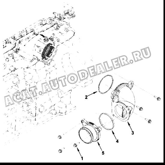 Уплотнительное кольцо 4991149 для Cummins ISF 2.8