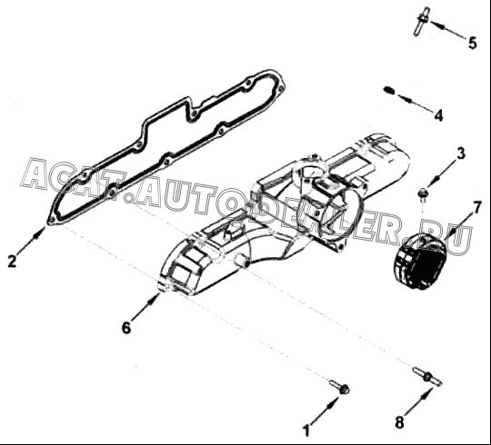 Прокладка впускного коллектора 4983654 для Cummins ISF 2.8