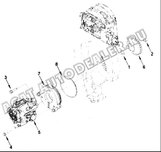 Топливный насос 4990601 для Cummins ISF 2.8