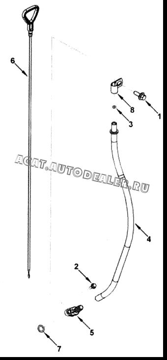 Уплотнительное кольцо 4062328 для Cummins ISF 2.8