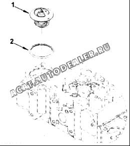 Термостат 4983736 для Cummins ISF 2.8