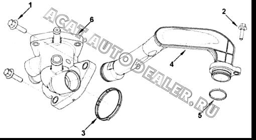 Уплотнительное кольцо 5263815 для Cummins ISF 2.8