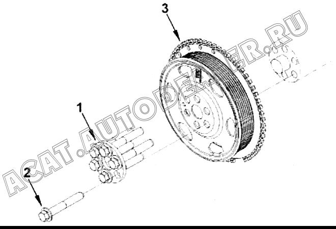 Прижимная пластина 3978479 для Cummins ISF 2.8