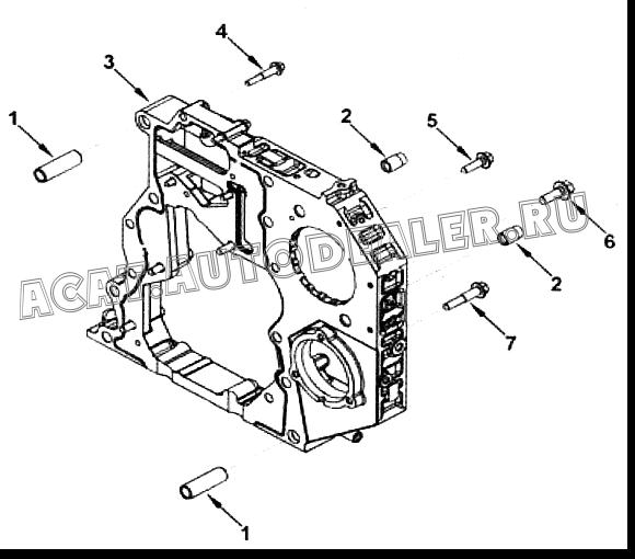 Круглый штифт 3954616 для Cummins ISF 2.8