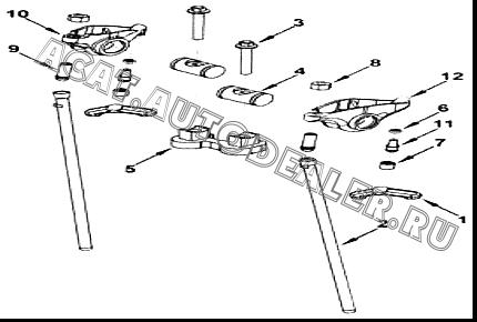 Клапан с крейцкопфом 4940179 для Cummins ISF 2.8