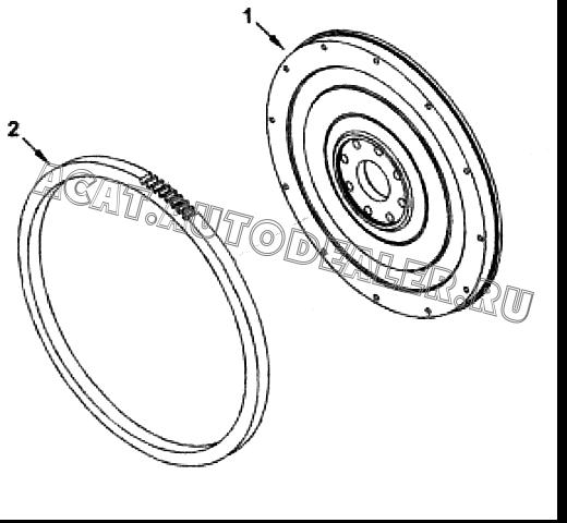 Маховик 3966587 для Cummins ISF 2.8