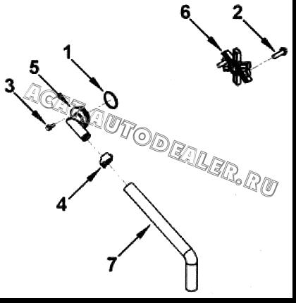 Уплотнительное кольцо 145536 для Cummins ISF 2.8