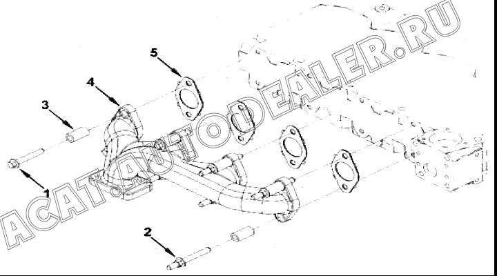 Крепление распорки 3945252 для Cummins ISF 2.8