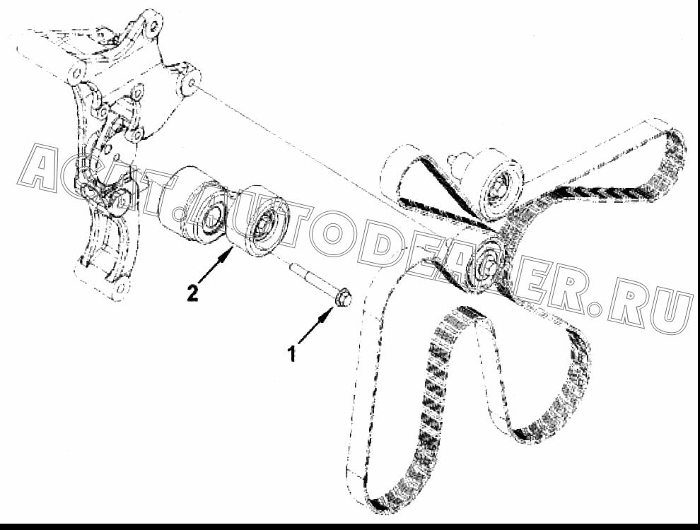 Механизм натяжения ремня 5267127 для Cummins ISF 2.8