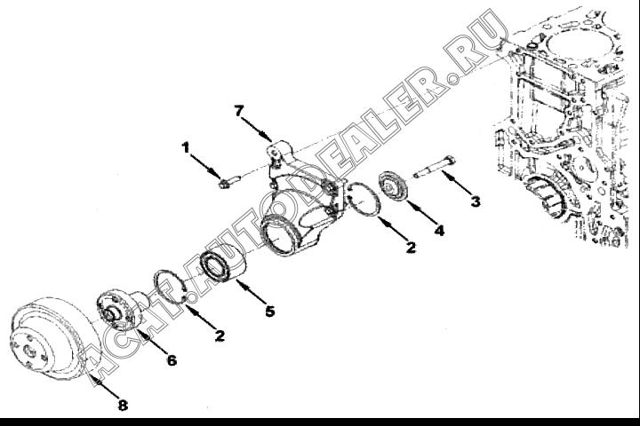 Пружинное кольцо 3035960 для Cummins ISF 2.8