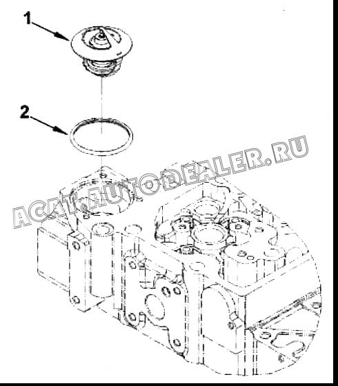 Термостат 3973834 для Cummins ISF 2.8