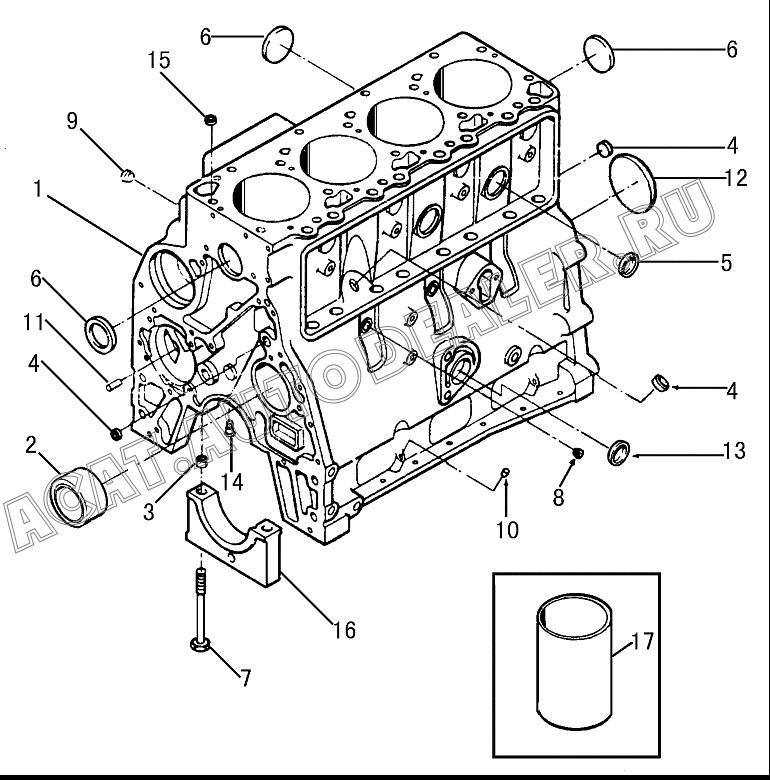 EQB140-20 engine with clutch assembly (for DFA1102TZ5AD6) 1000010-C26031-B для DongFeng DFA 1102T