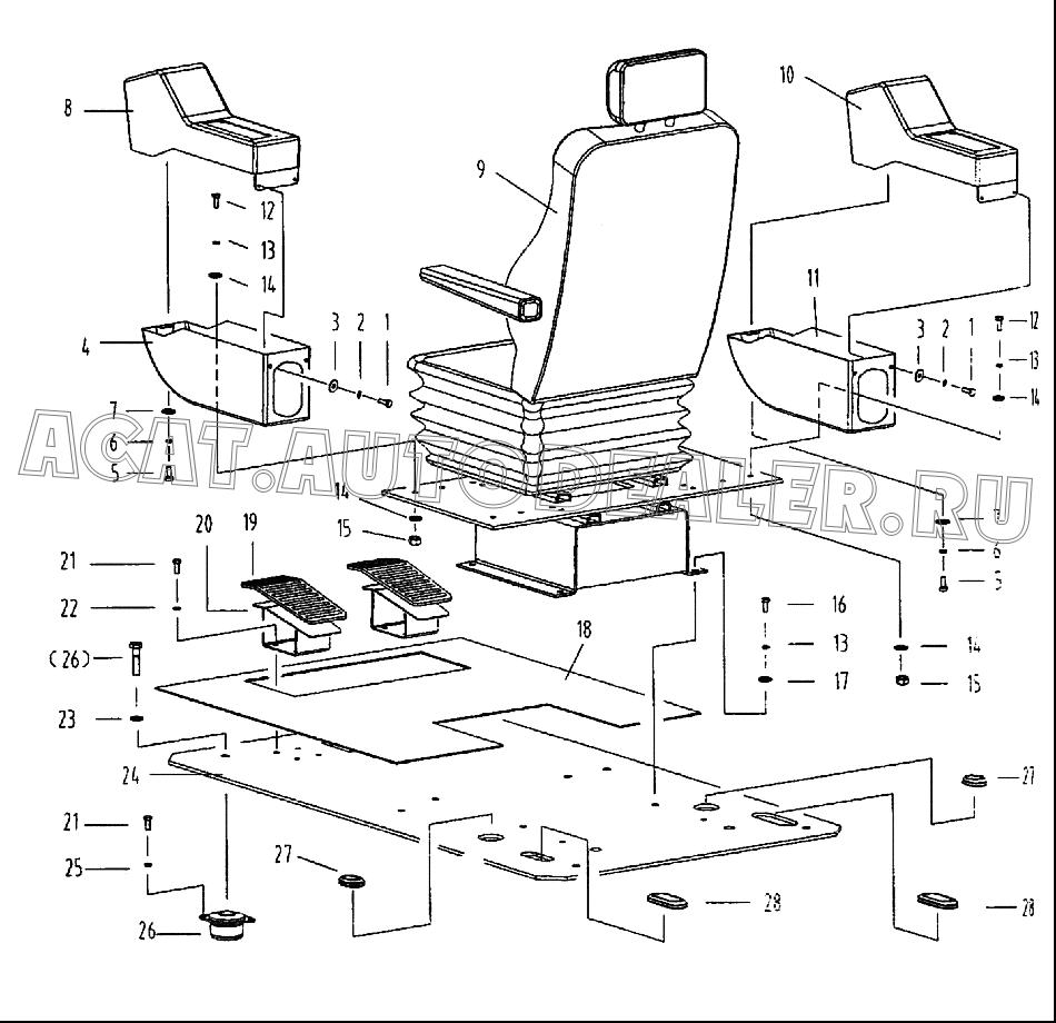 Напольное покрытие 82A0172 для LiuGong CLG 220