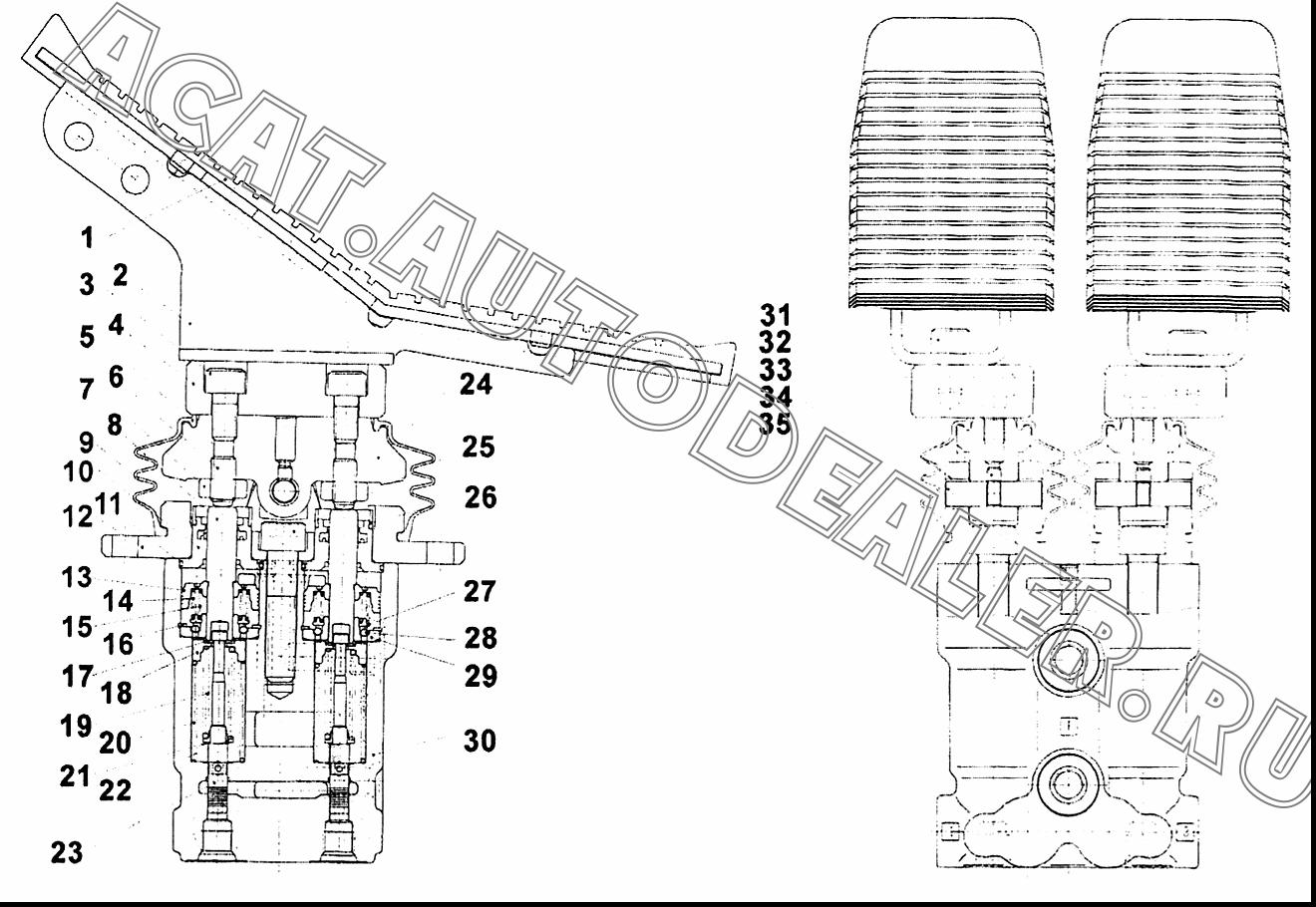 Покрытие педали 83A0461 для LiuGong CLG 225