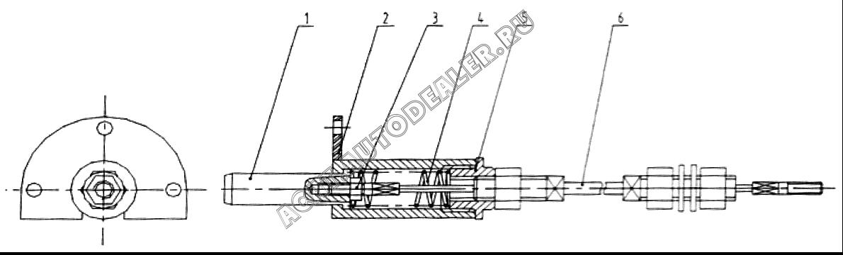 Ось 61H0001 для LiuGong CLG 375