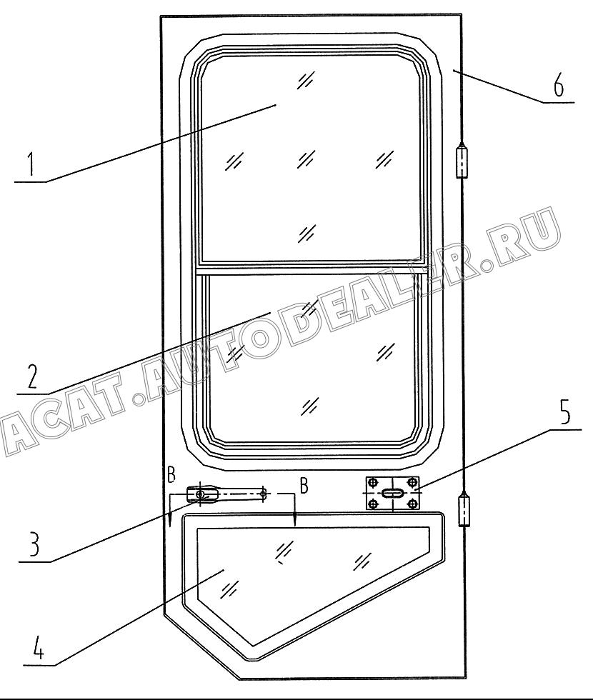 Стекло 87U0081 для LiuGong CLG 612H