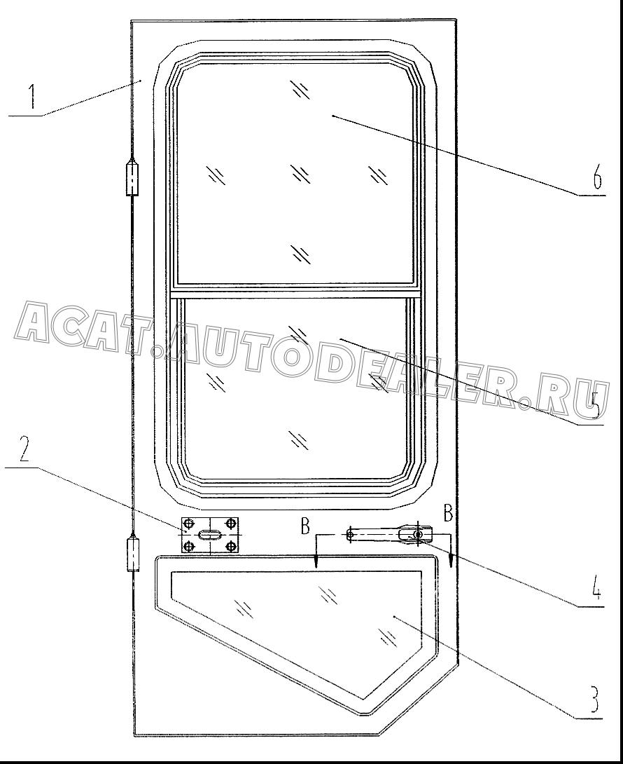 Дверь 44X0124 для LiuGong CLG 612H