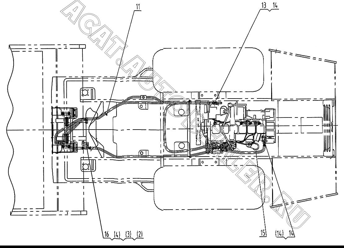 Клапан 46W0048 для LiuGong CLG 612H