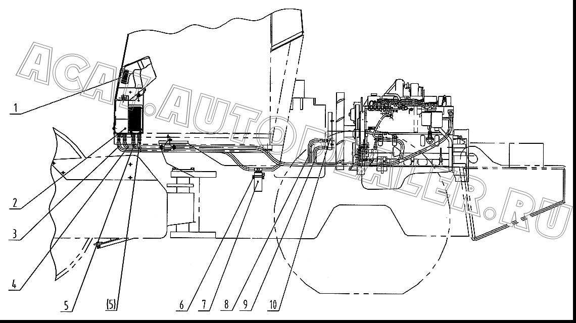 Испаритель в сборе 46W0129 для LiuGong CLG 612H