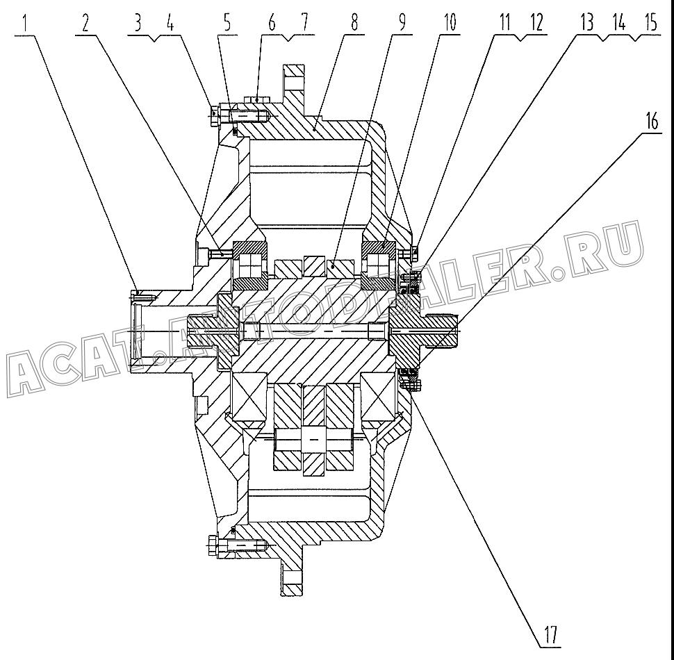 Крышка 04U0021 для LiuGong CLG 612H