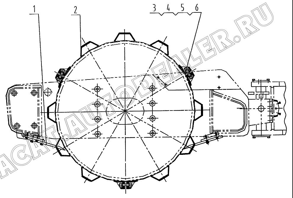 Скребок в сборе 43W0013 для LiuGong CLG 612H