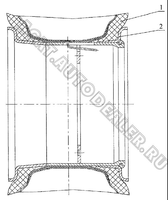 Обод в сборе 41C0011 для LiuGong CLG 835